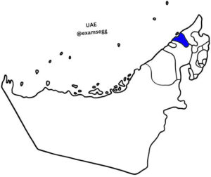 umm al quwain map