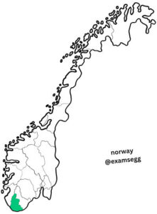 vest agder map